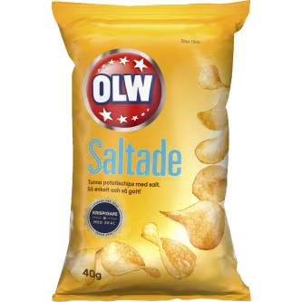 Leicht gesalzene Chips