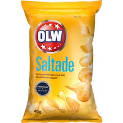 Leicht gesalzene Chips