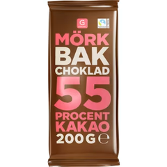 BAKCHOKLAD MÖRK 55%