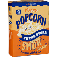 MIKROPOPCORN ST SMÖR