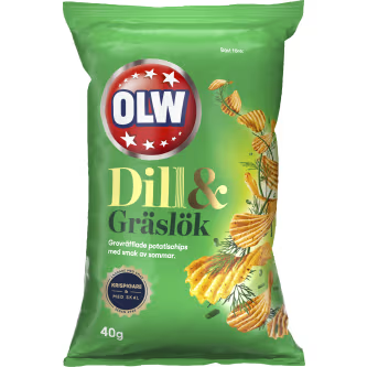 DILL & GRÄSLÖK CHIPS