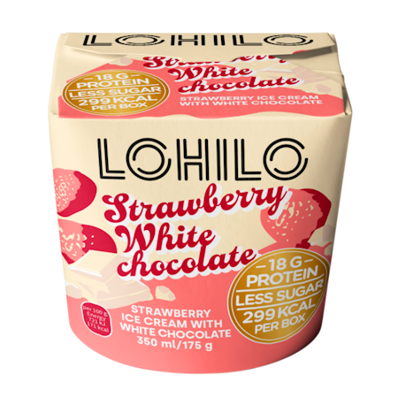 LOHILO STRAWBERRY WHITE ICECREAM