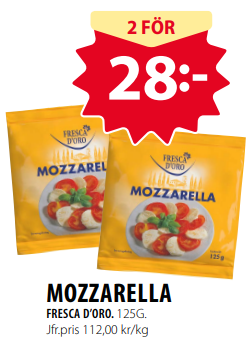 MOZZARELLA 2 för