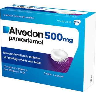 ALVEDON 500MG MS TABL